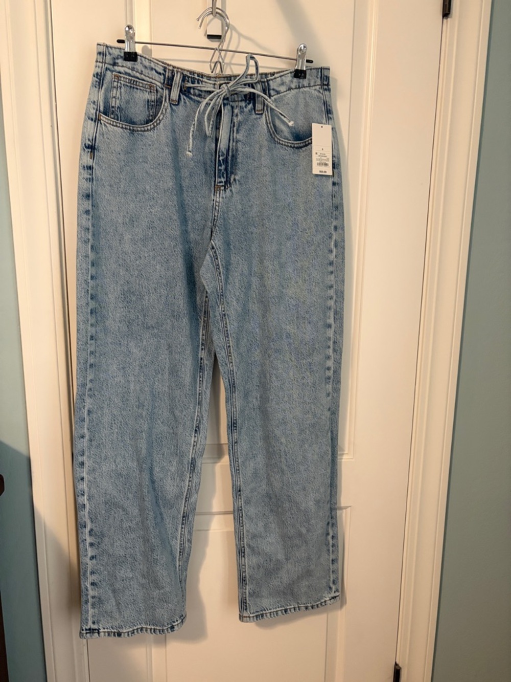 Parke x Target light wash mid-rise baggy jeans size 8 nwt - Picture 7 of 8